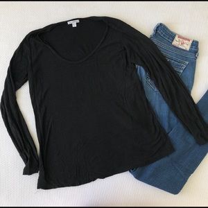 James Perse Long Sleeve Top